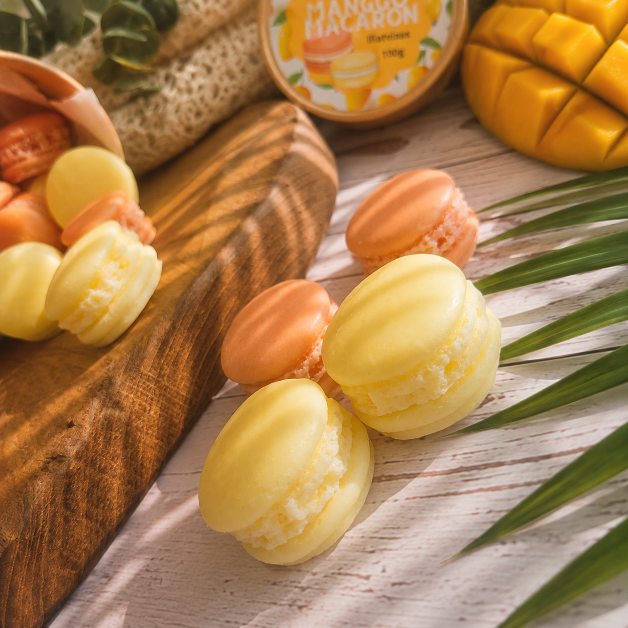 Mangós macaron illatviasz