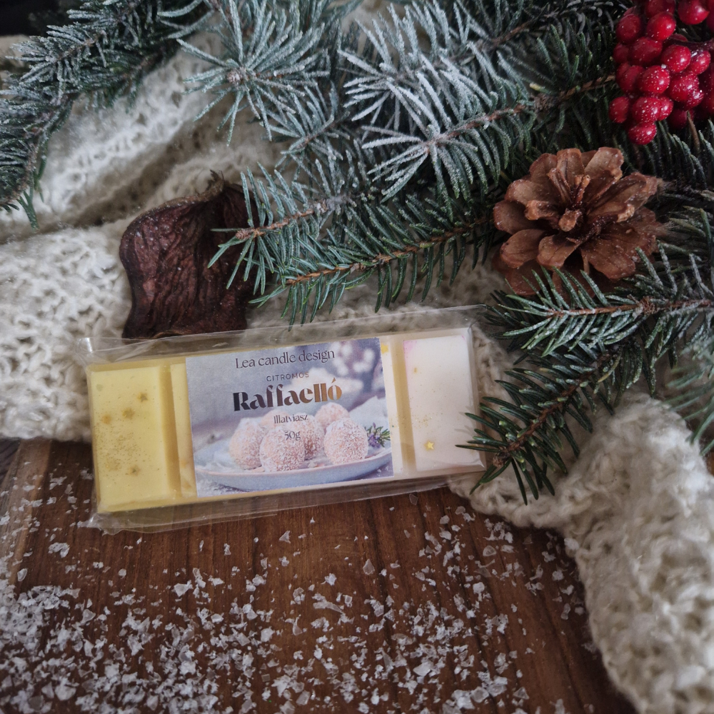 Citromos raffaelló törhető illatviasz